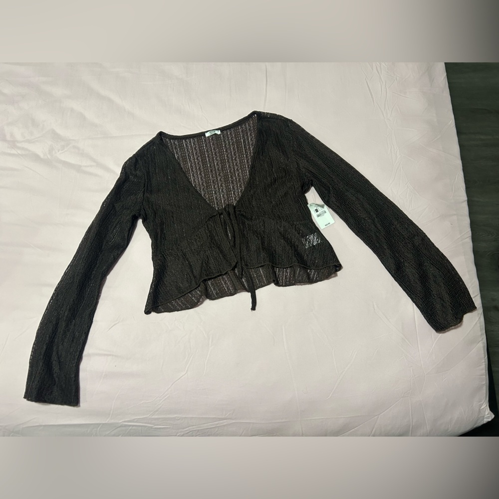 Long sleeve cover up top